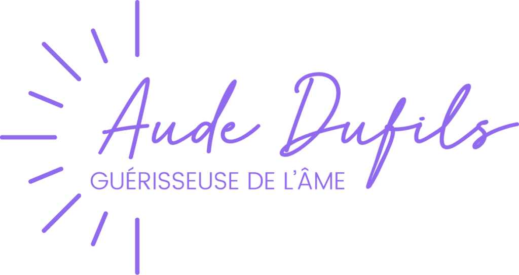 Logo Aude Dufils violet